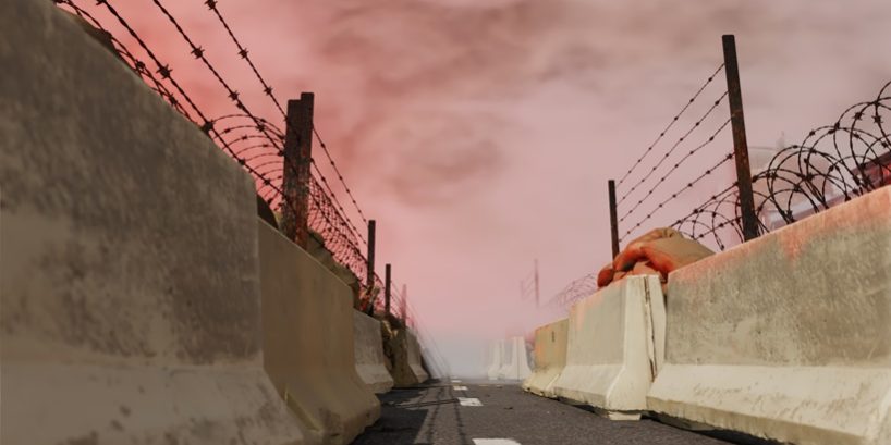 Krieg_Stacheldraht_Absperrung