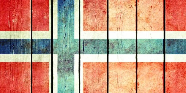 norway-wooden-grunge-flag